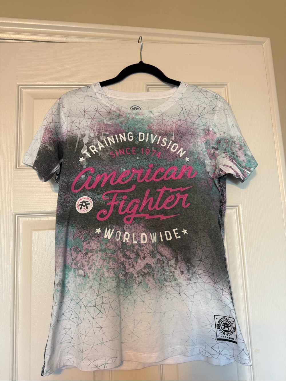 American Fighter Women’s Pink & Teal Ombre Training Tee